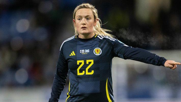 Scotland midfielder Erin Cuthbert