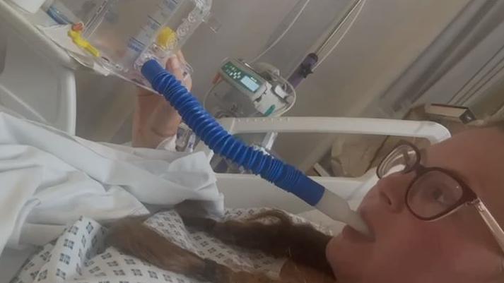 Gabrielle Oldroyd in hospital