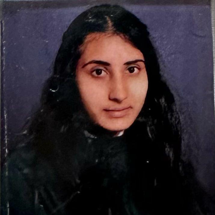 Aneesa Khan when she was a child