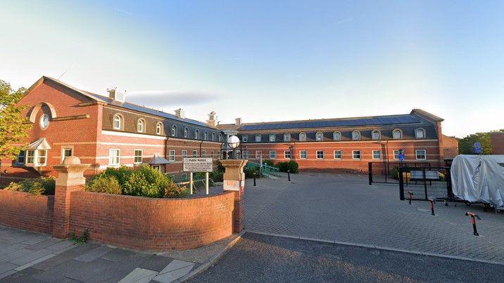 Google image of Cleethorpes Civic Offices with several symmetrical windows on each side