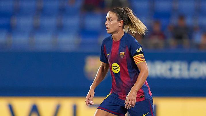 Alexia Putellas in action for Barcelona in the Women's Champions League