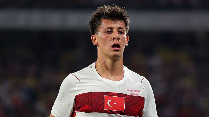 Arda Guler playing for Turkey