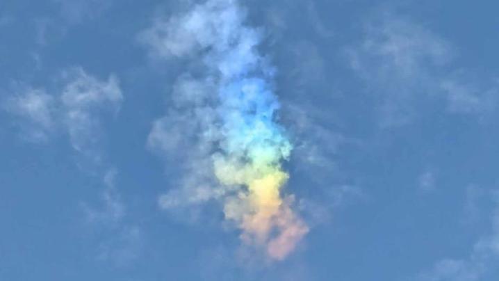 Rainbow cloud