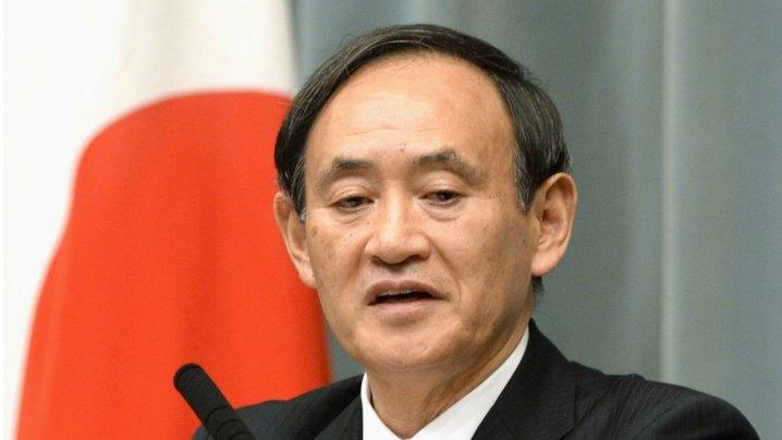 File photo: Japan Chief Cabinet spokesman Yoshihide Suga