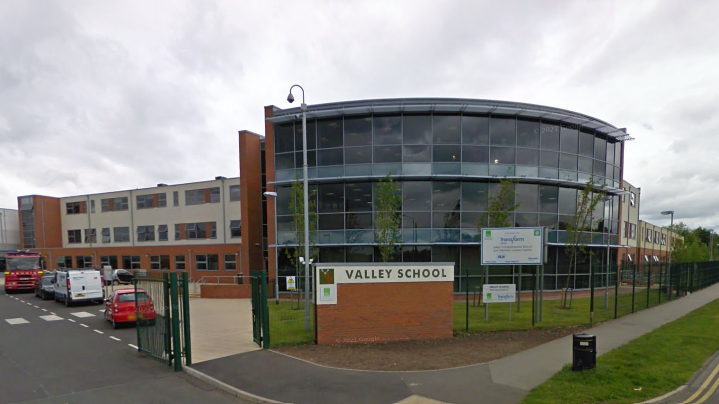 The former Valley Comprehensive School in Worksop, Nottinghamshire