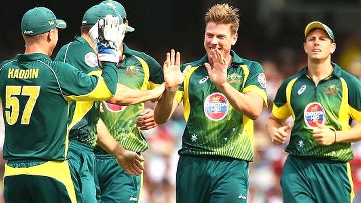 Australia celebrate in Sydney