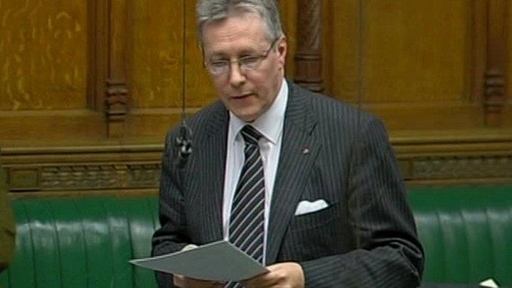 Peter Robinson in Commons nine years ago