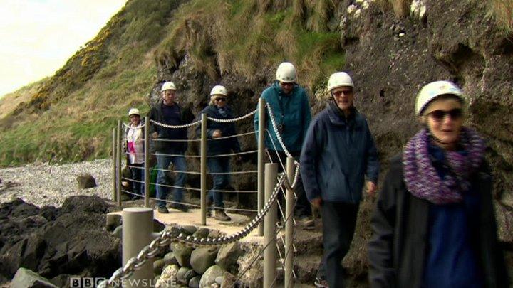 Gobbins visitors