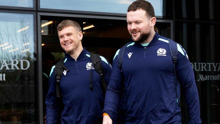 Scotland's Darcy Graham and Ewan Ashman