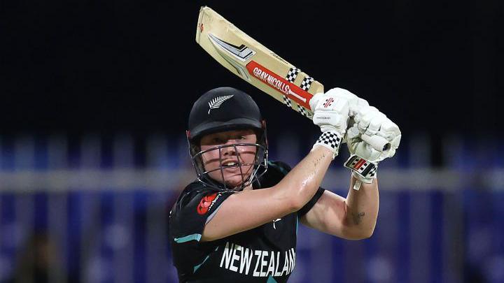 Georgia Plimmer batting 