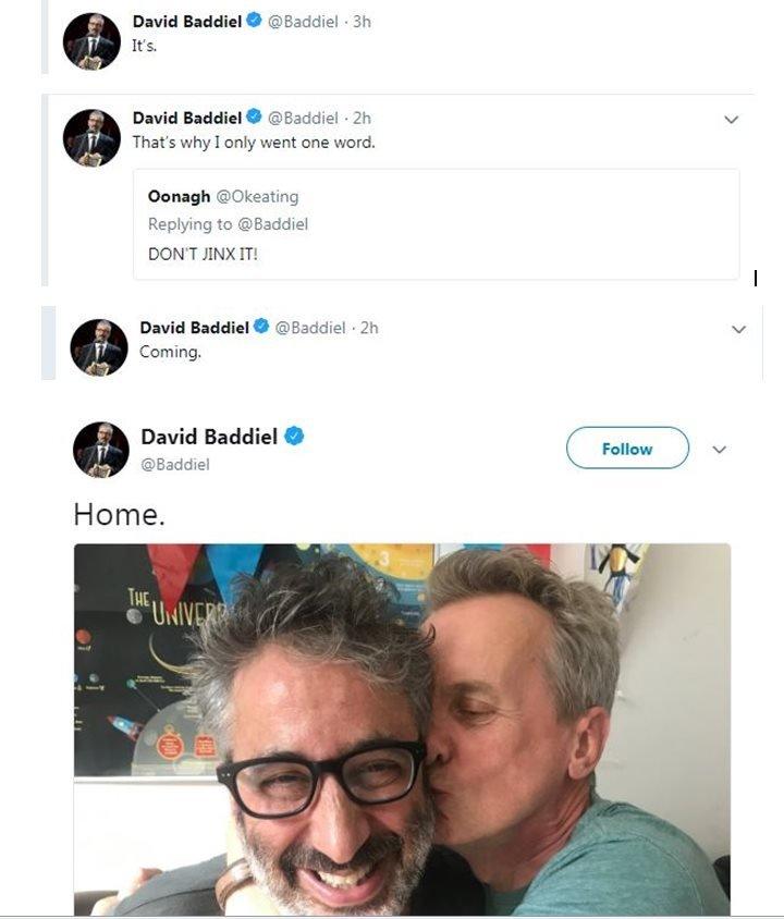 David Baddiel tweets