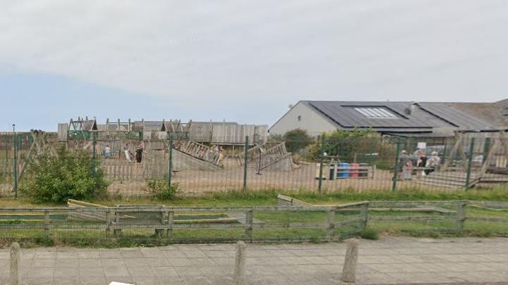 The Shiver Me Timbers play area in Maryport