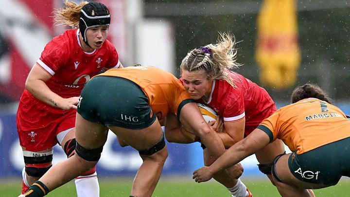 Alex Callender takes the ball into contact