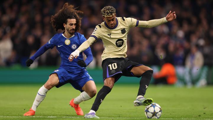 Marc Cucurella and Lamine Yamal