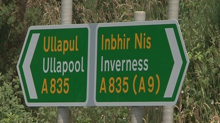 Bilingual road signs