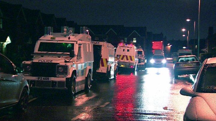 Jamaica Street where police found bomb