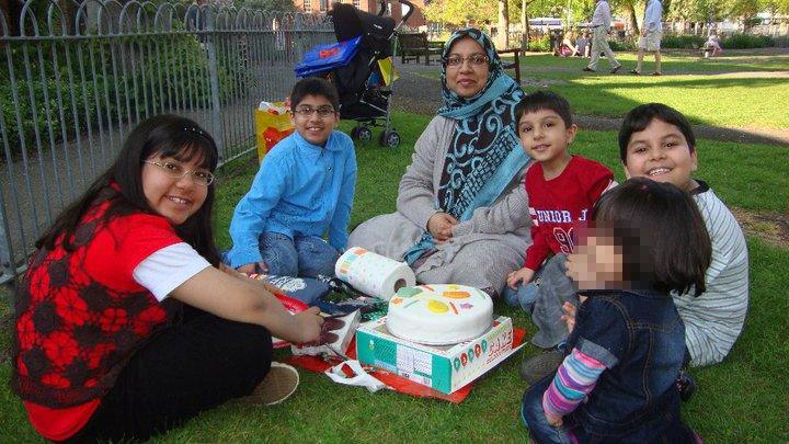 Sabah Usmani and her children who died in house fire in Harlow