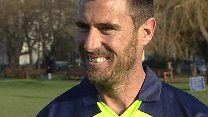 Ireland's South African-born bowler Max Sorensen