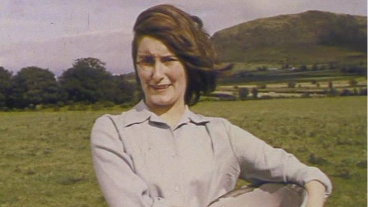 Young woman at Slemish