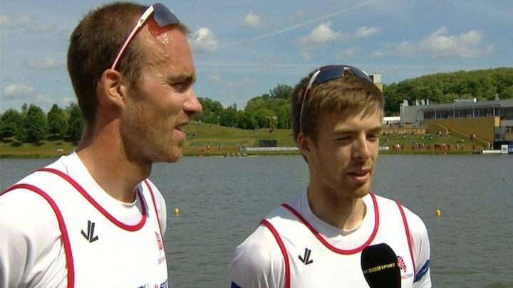 Coleraine pair Peter Chambers and Joel Cassells won lightweight pairs gold at the European Championships in Poznan on Sunday