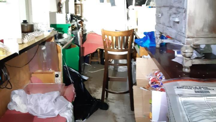 Small room described by police as "squalid"