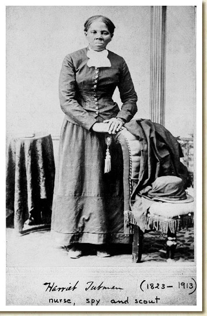 Anti-slavery crusader Harriet Tubman is seen in a picture from the Library of Congress taken photographer H.B. Lindsley between 1860 and 1870.