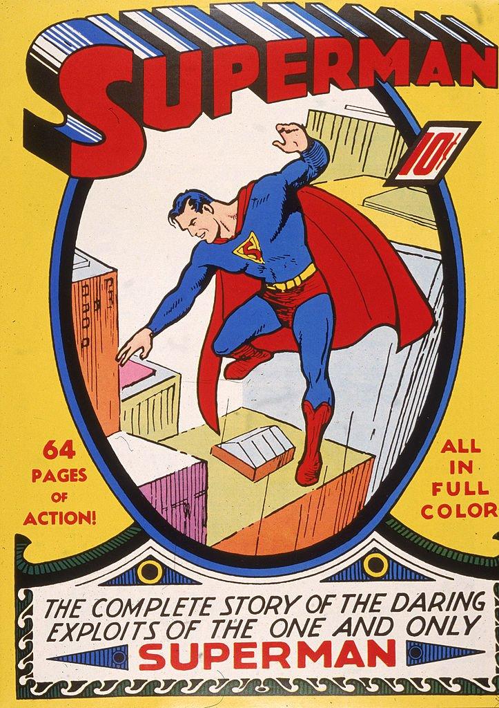 Superman comic.