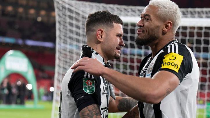 Bruno Guimaraes and Joelinton