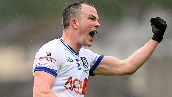 Jack McCarron celebrates a score