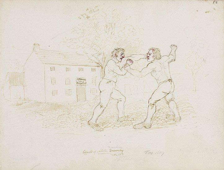 Fighting, Northumberland. c.1805-1820