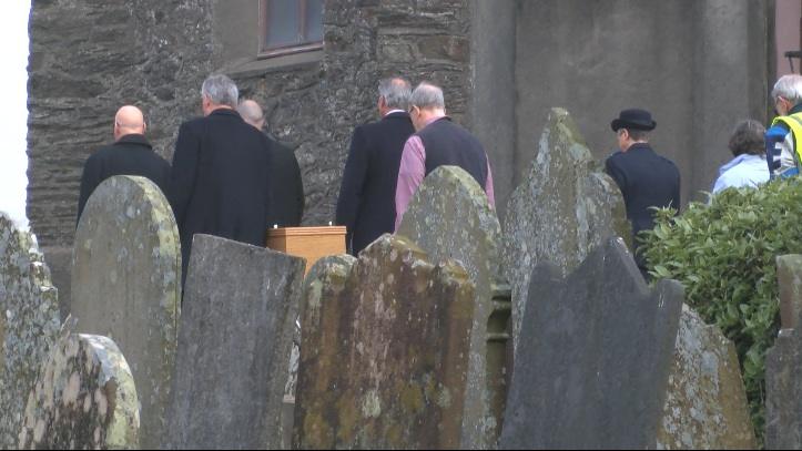 Funeral for unidentified body