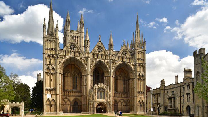 Peterborough cathedral.