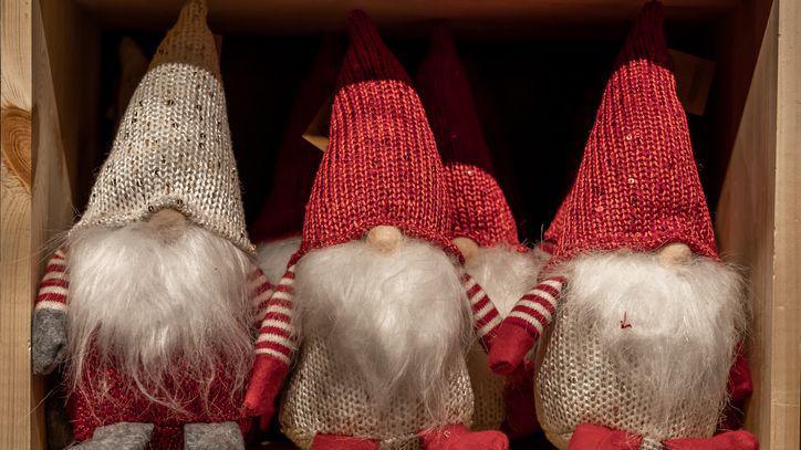 Christmas decorations in Iceland.