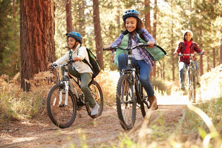 kids on bikes