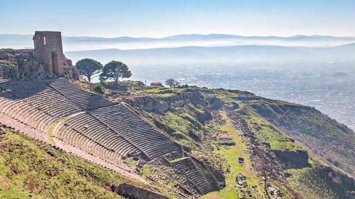 Ancient city of Pergamon in western Turkey.