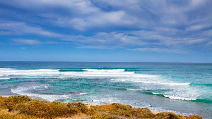 Indian Ocean off the west coast of Australia.