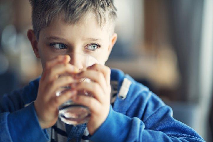 Boy-drinking-water