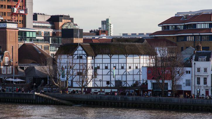 Shakespeare's Globe Theatre in central London.