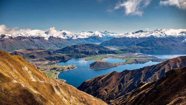 Mount Mount Aspiring National Park in New Zealand.