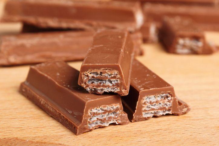 Chocolate covered wafer