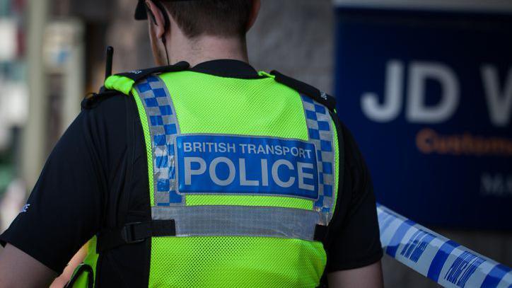 british transport police stock picture