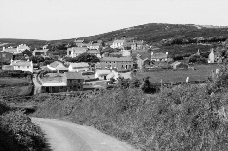 An rathad a-steach gu Cregneash