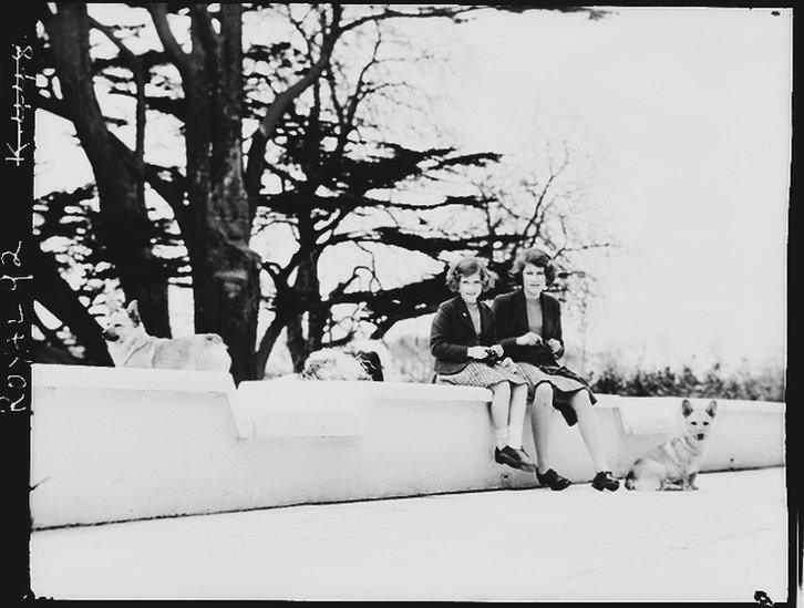 Princess Elizabeth and Margaret