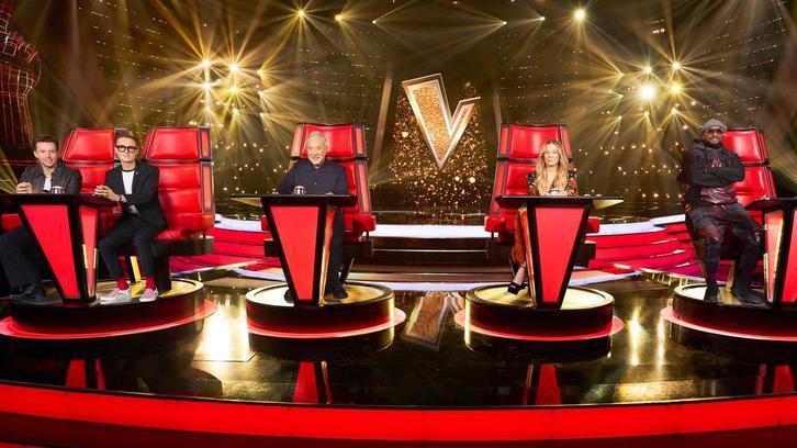 the voice judges.