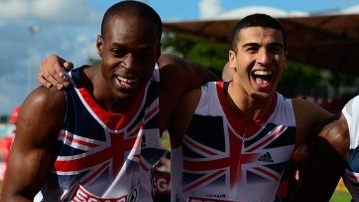 James Dasaolu and Adam Gemili