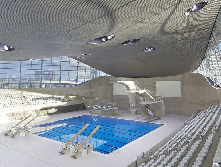 London Aquatics Centre by Hufton Crow