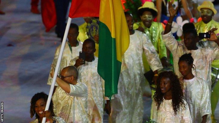 Guinea at the Olympic Opening Ceremony in 2016