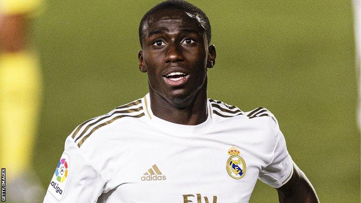 Ferland Mendy in action for Real Madrid