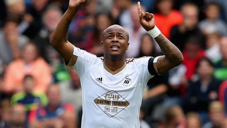 Swansea striker Andre Ayew