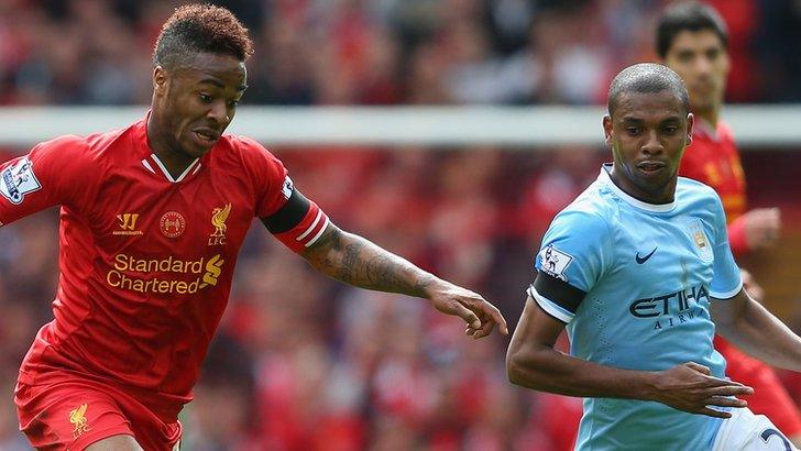 Raheem Sterling and Fernandinho